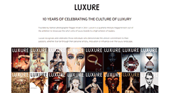 Desktop Screenshot of luxuremagazine.com